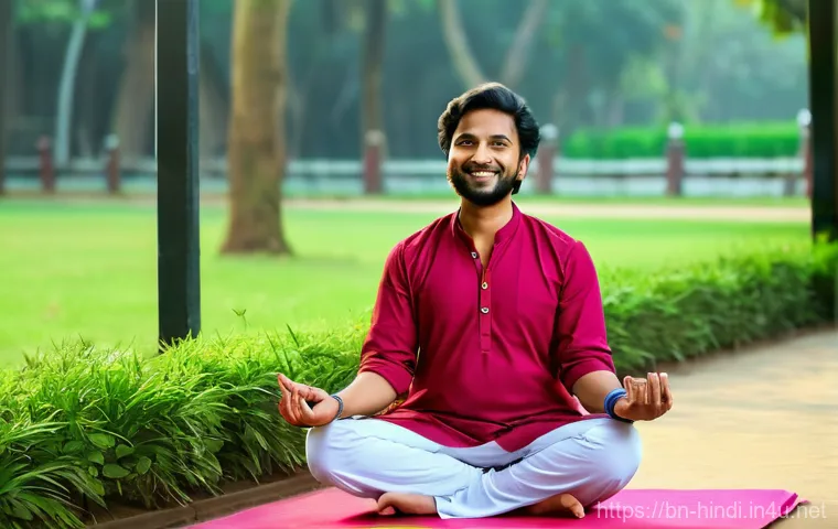 힌디어와 건강 - **Digital Wellness Integration in Bengali Daily Life**
"A vibrant and uplifting scene showcasing...