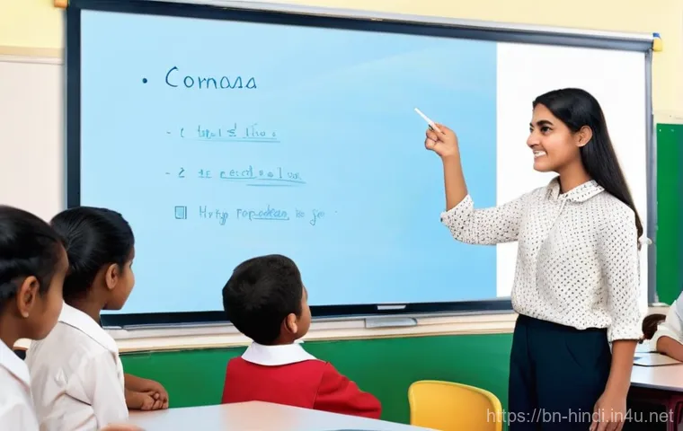 힌디어 문장부호 사용 - **Prompt:** "A male university student, around 20 years old, is focused intently on a large, pristin...