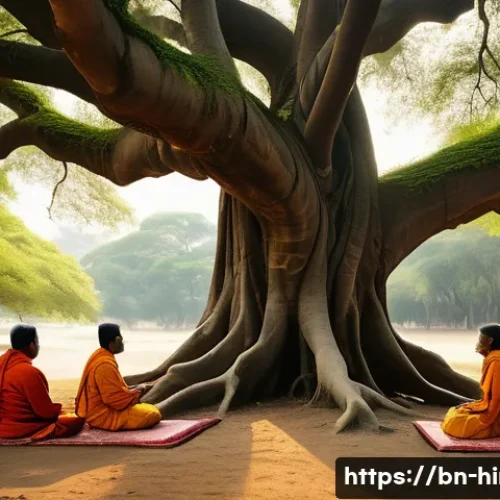 Home 30 힌디어 산스크리트어 관계 - **Prompt:** A visually rich depiction of the "Roots of Language." Envision a magnificent, ancient Ba...