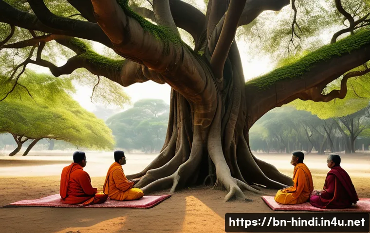 힌디어 산스크리트어 관계 - **Prompt:** A visually rich depiction of the "Roots of Language." Envision a magnificent, ancient Ba...